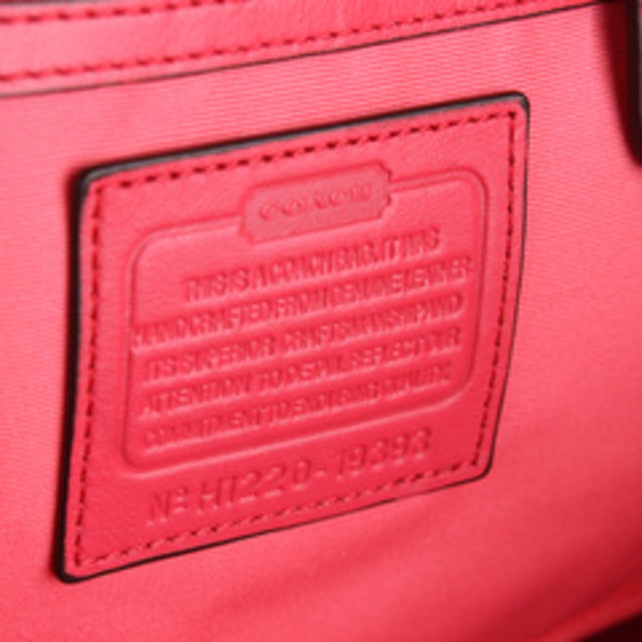 Coach Bicolor Calf Leather Satchel