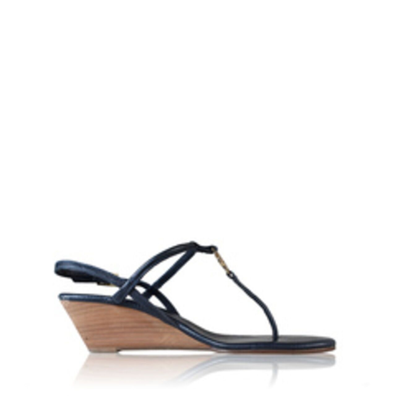 Tory Burch Emmy Demi Blue Wedges