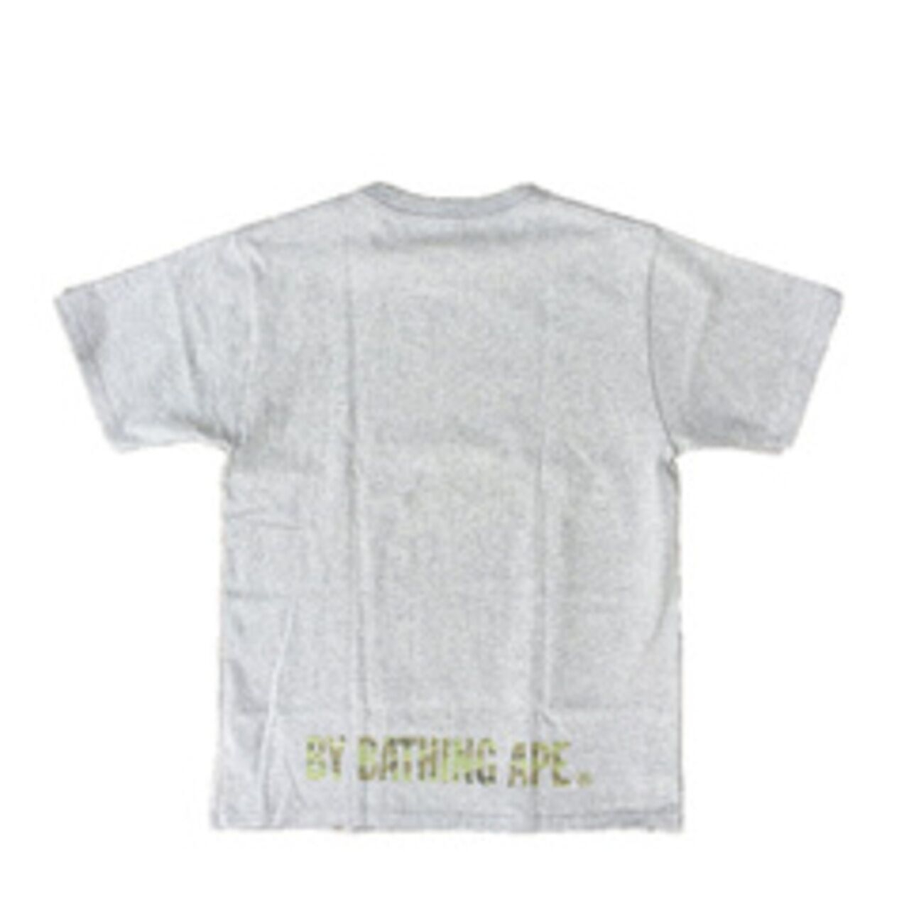 A Bathing Ape Tiger Camo ape Face Tee in Grey T-shirt