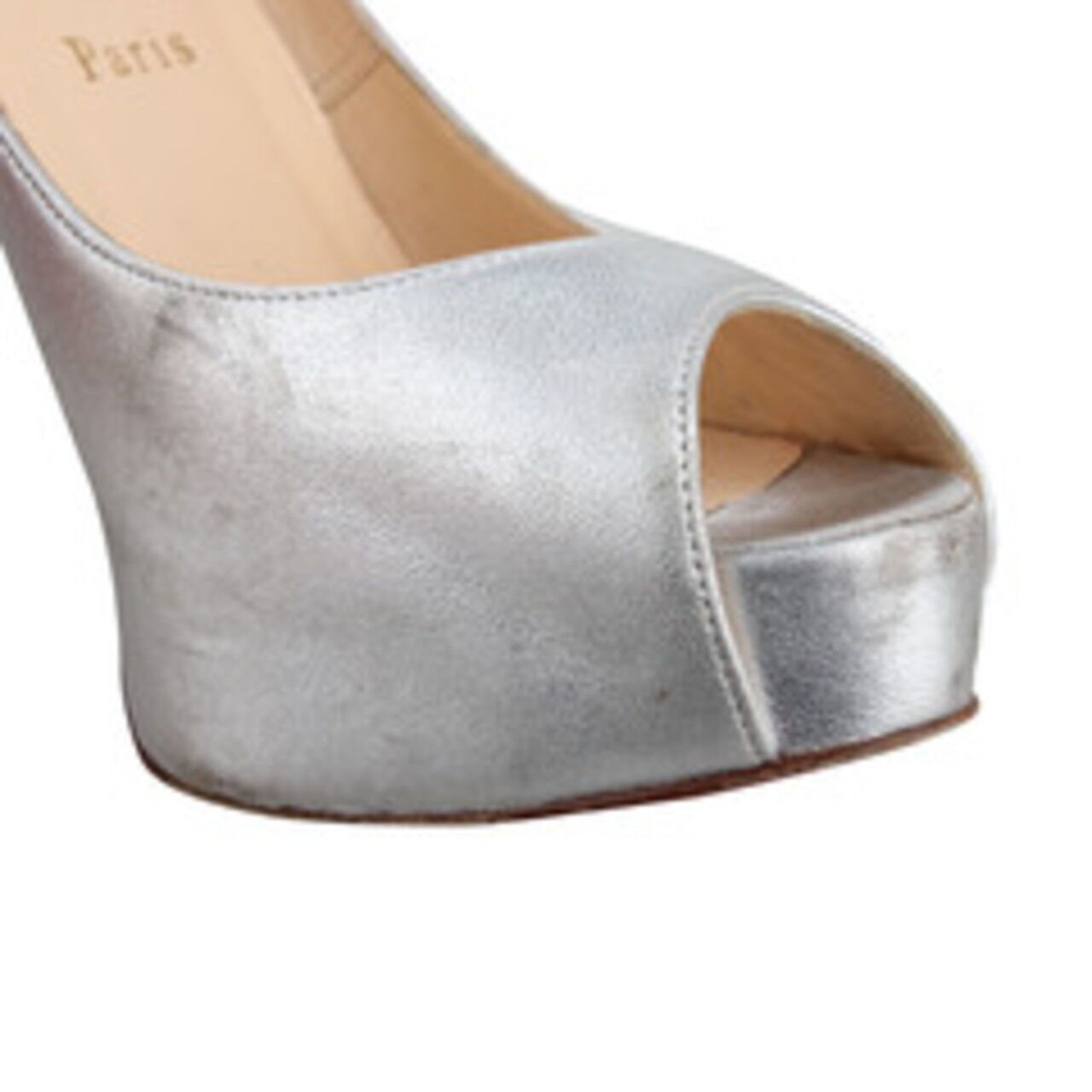 Christian Louboutin Open Toe Slingback Heels