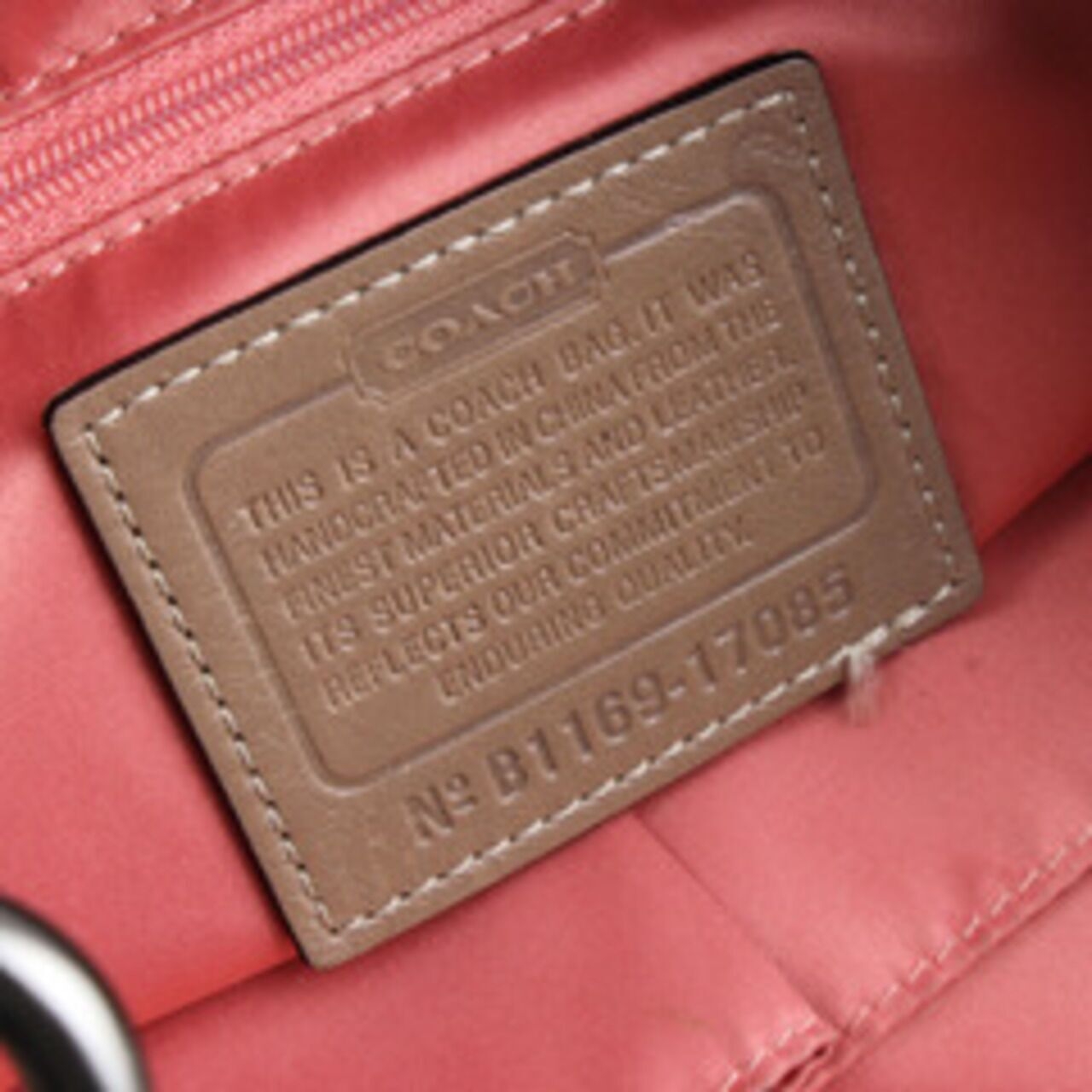 Coach Kristin Leather Embossed Python Round Satchel