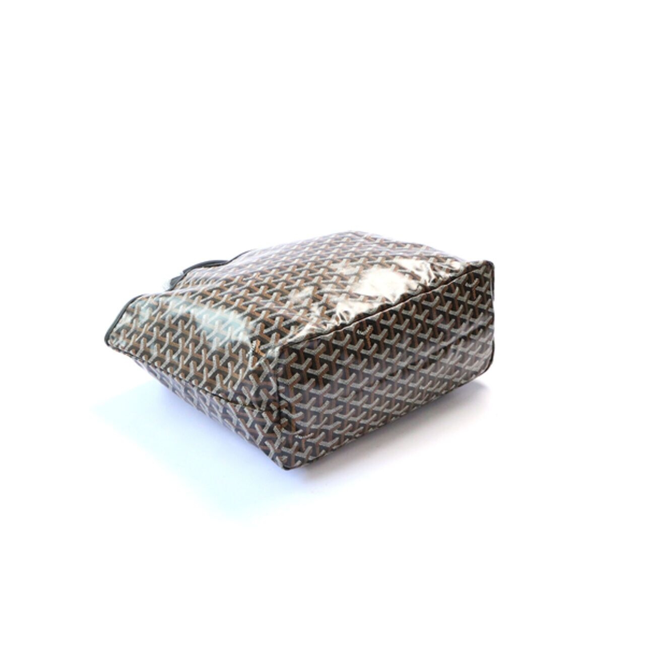 Goyard ST Louis PM Chevron Bag In Black #4
