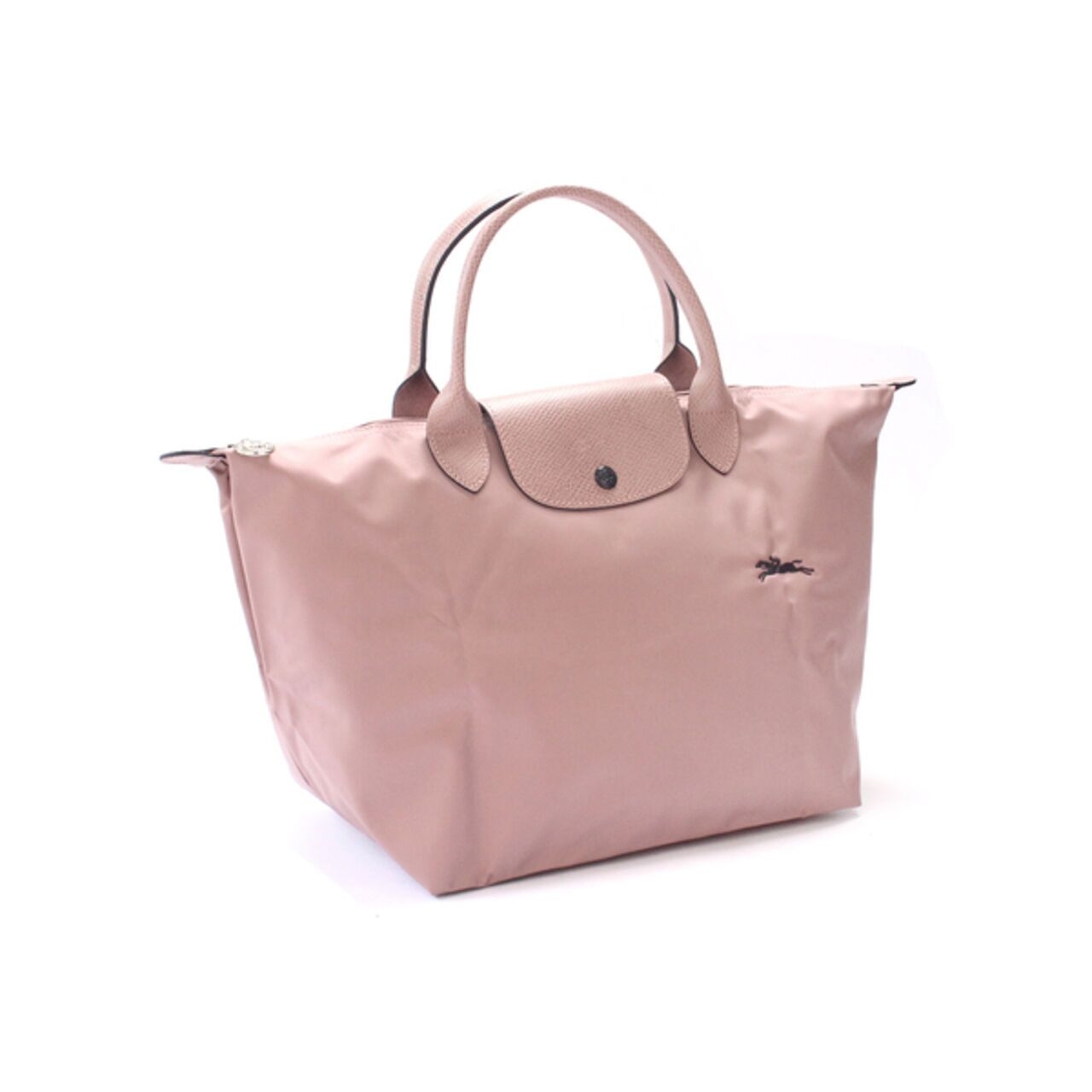 Longchamp Le Pliage Hawthorn Club Tote Medium Short Handle Bag Antique Pink