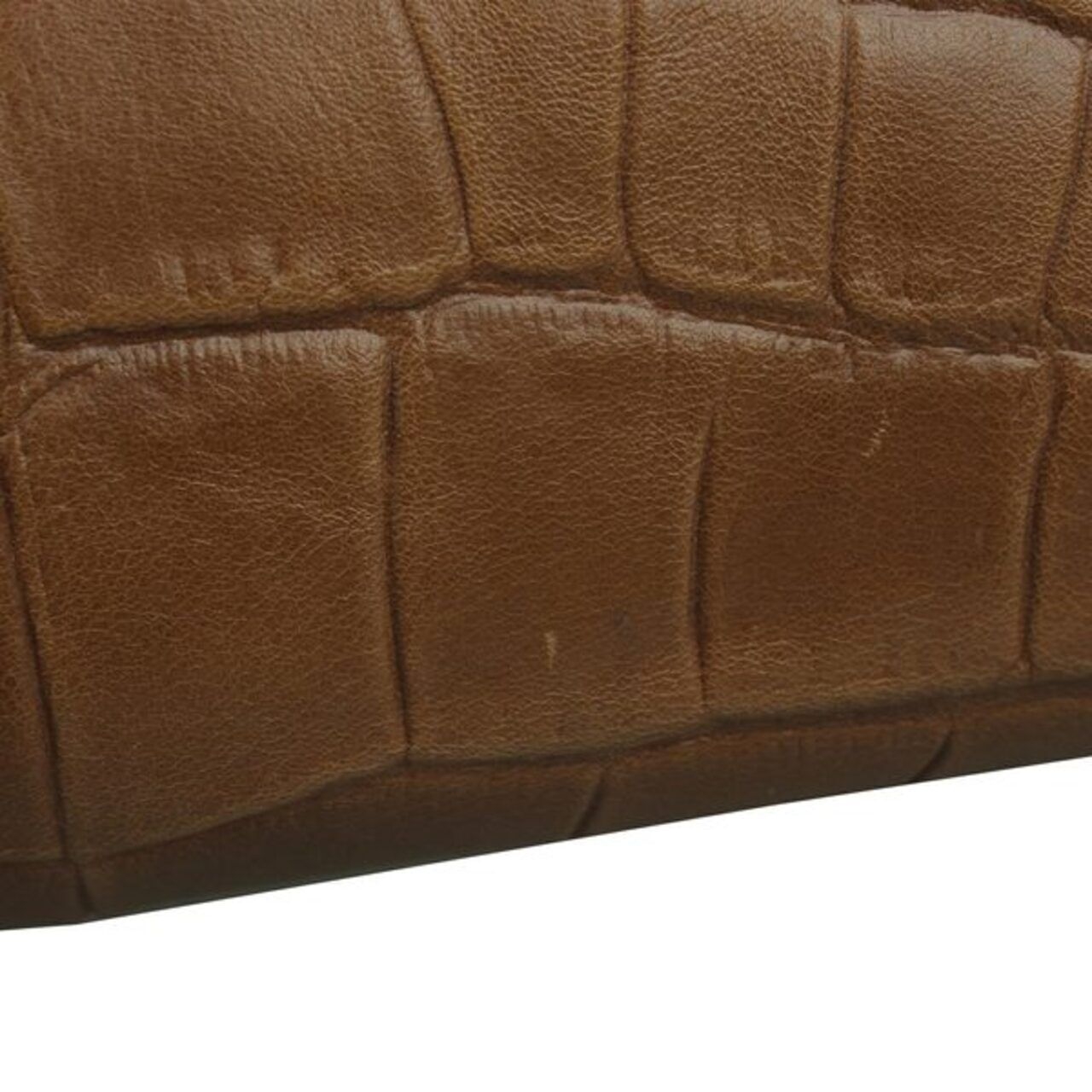 Mulberry Brown Croc Embossed Leather Bayswater Satchel