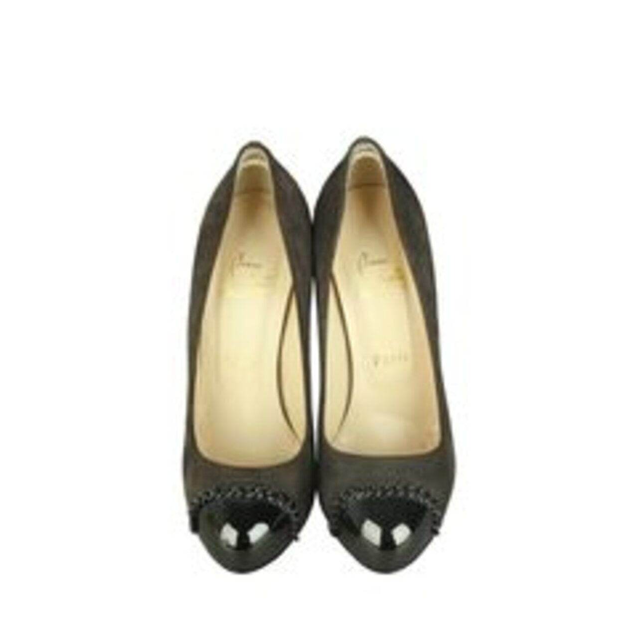 Christian Louboutin Suede Metalipps Heels