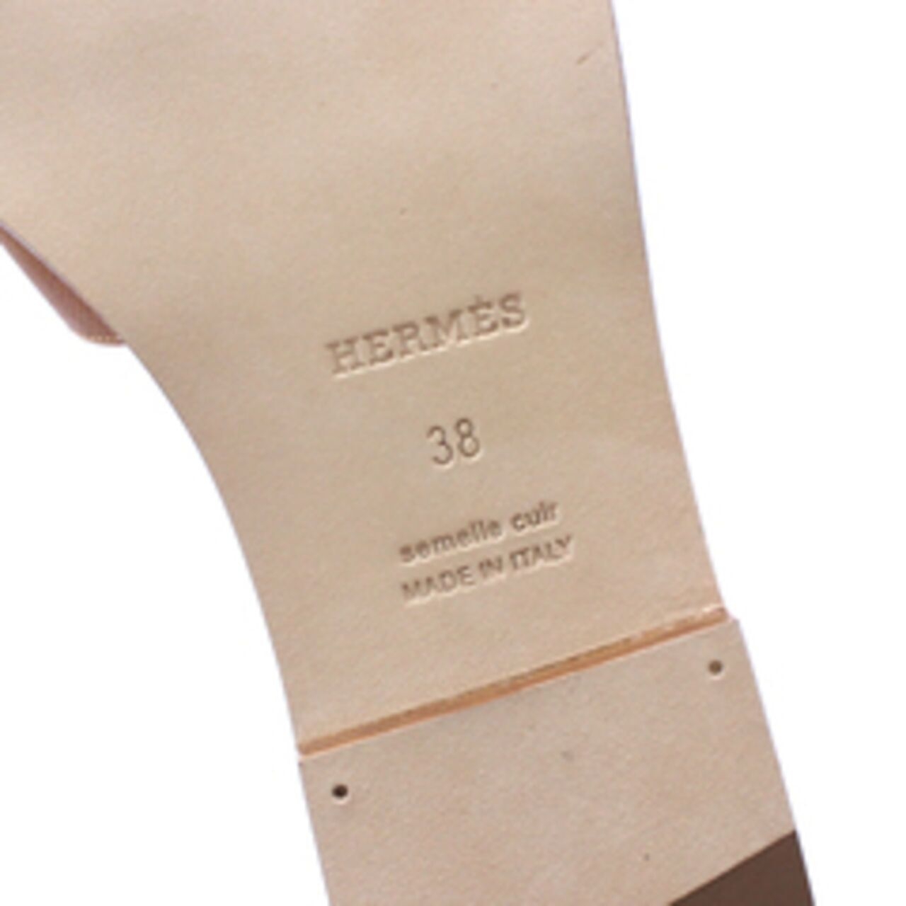 Hermes Oran Epsom Biscuit Calfskin Women's Sandals