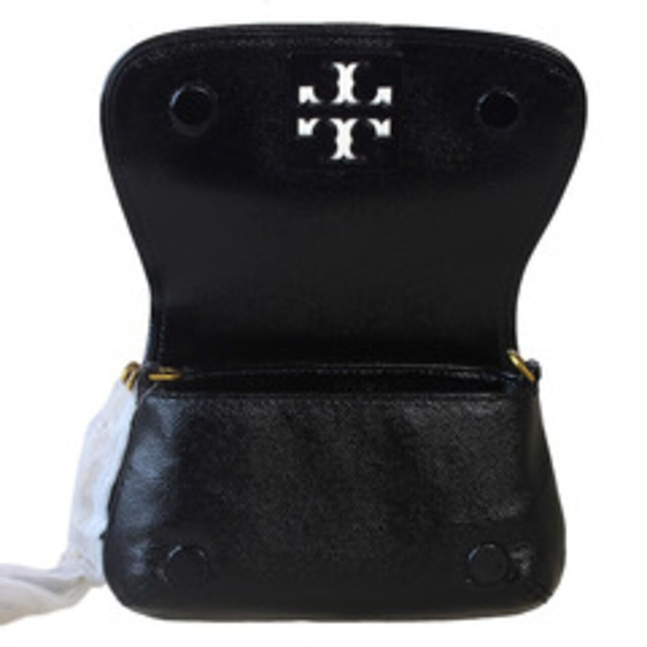 Tory Burch Britten Mini in Black Sling Bag