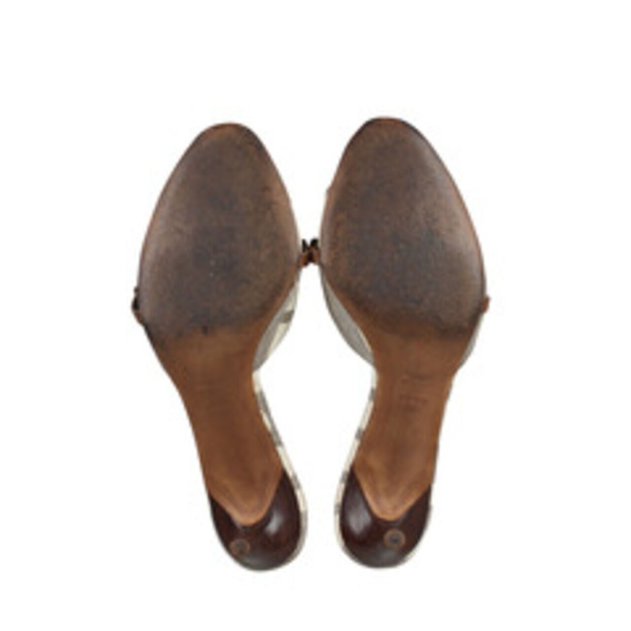 Bally Ranea Talc Mix Cotton Heels