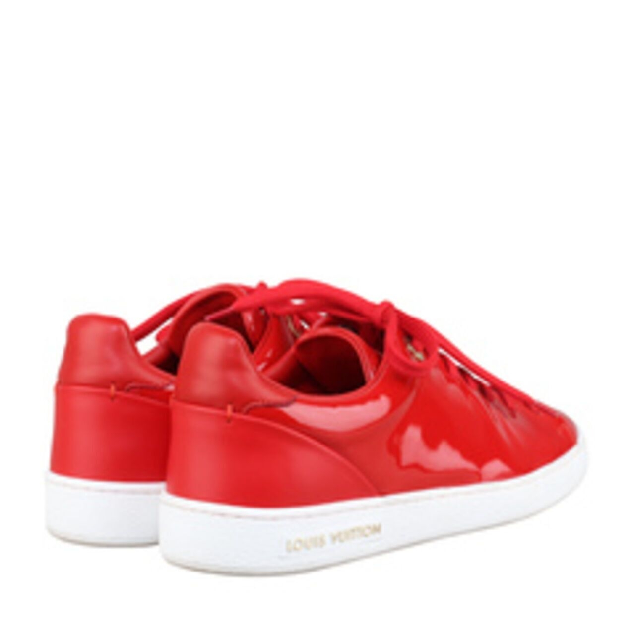 Louis Vuitton Red Patent Calfskin Frontrow Sneakers