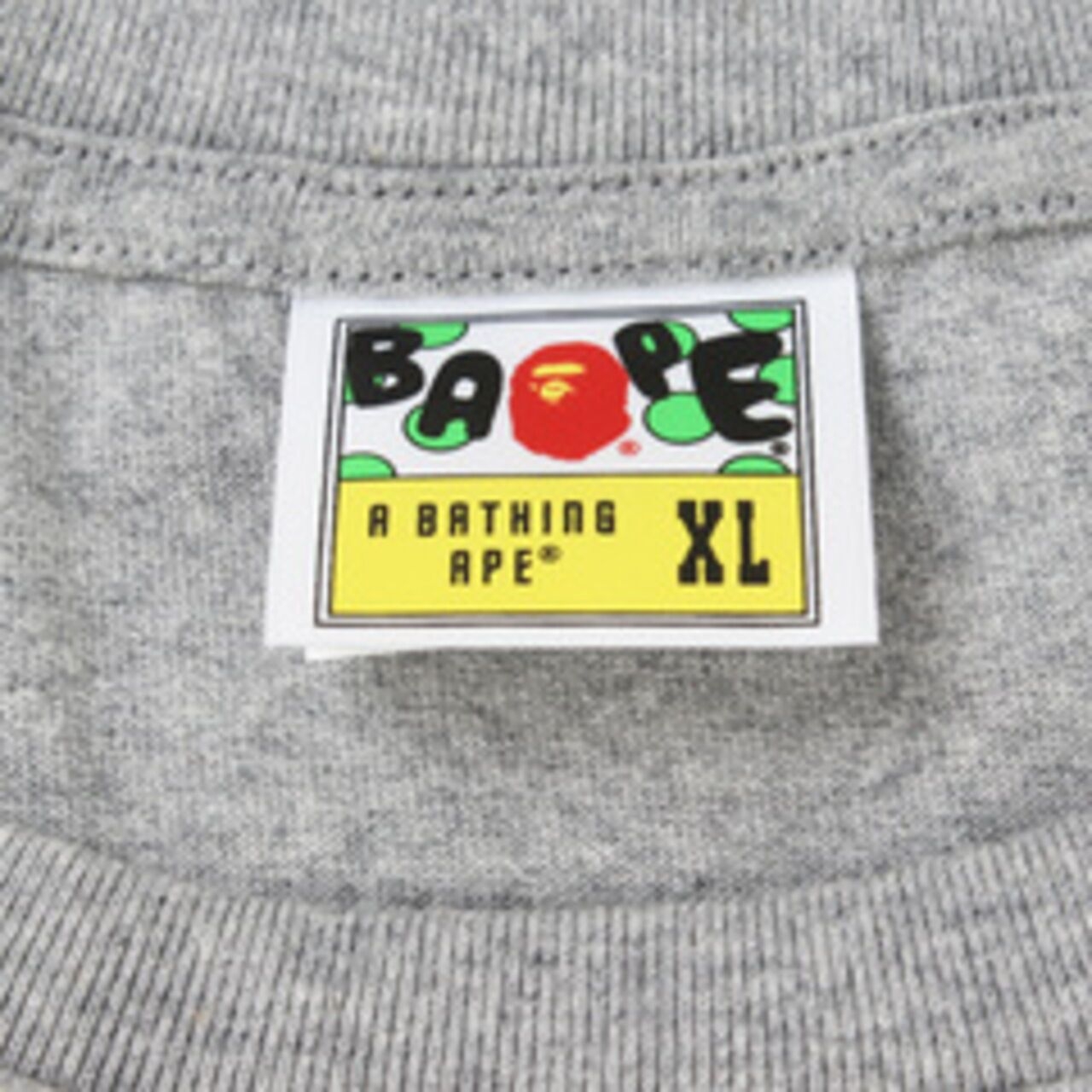 A Bathing Ape 1st Camo Big Ape Head Tee in Grey T-Shirt