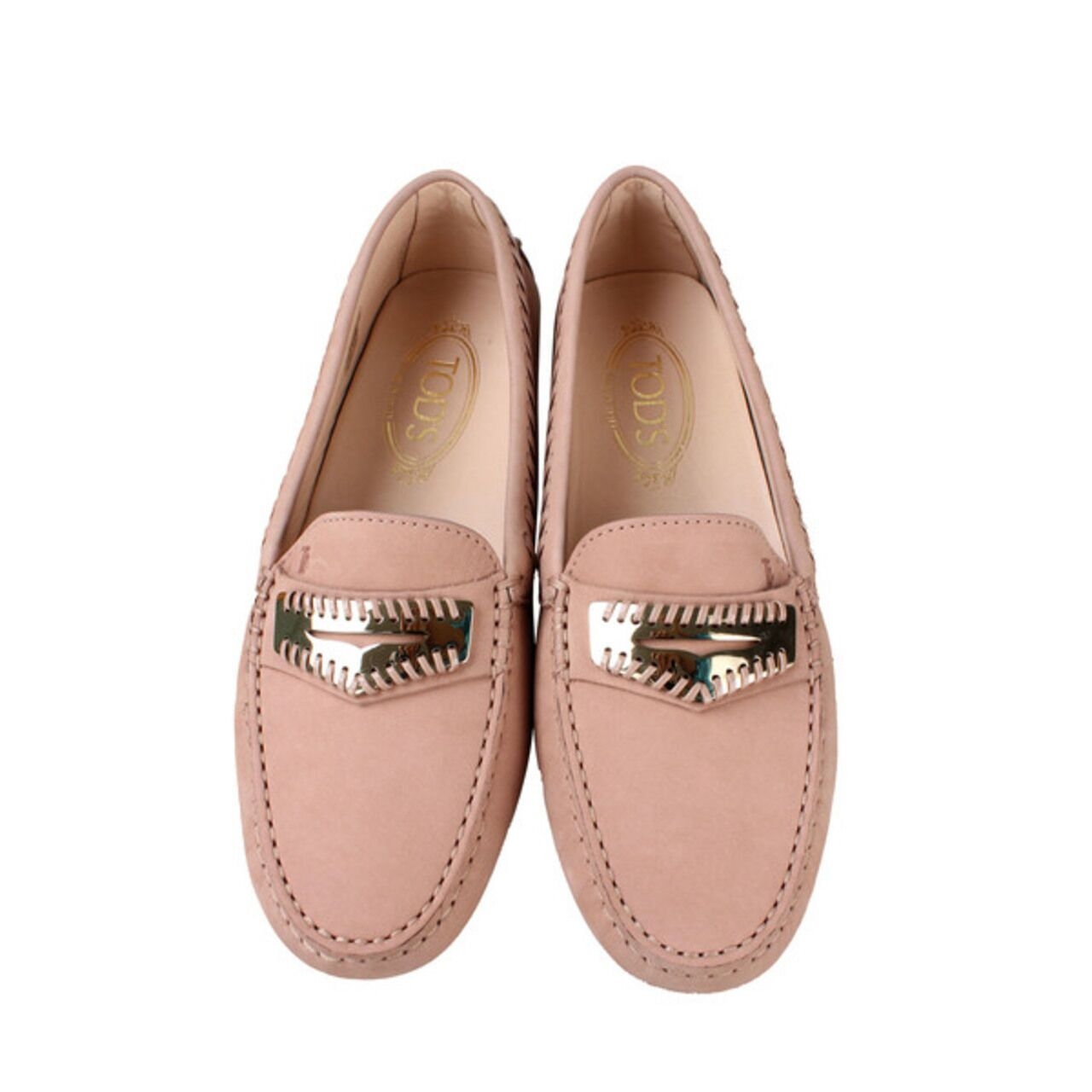 Tod's Gommini Mascherina Infilature Cipria Flats