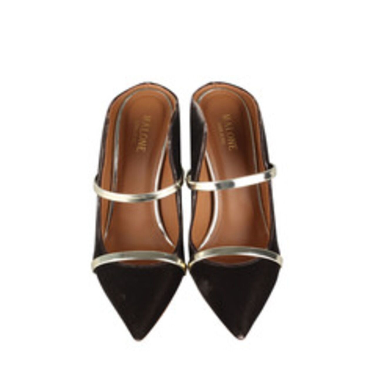 Malone Soulier Maureen Mules In Velvet Heels
