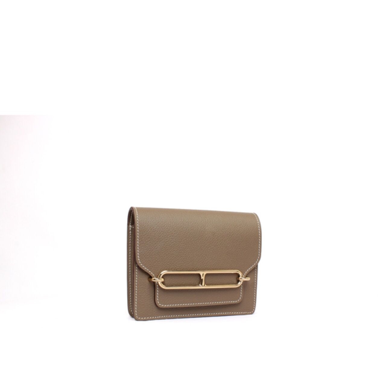 Hermes Roulis Slim Wallet Etoupe Chevre Mysore