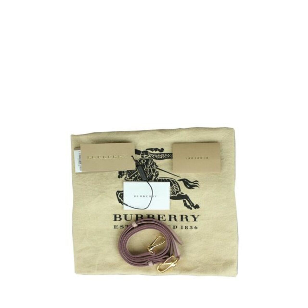 Burberry Beige & Pink Satchel