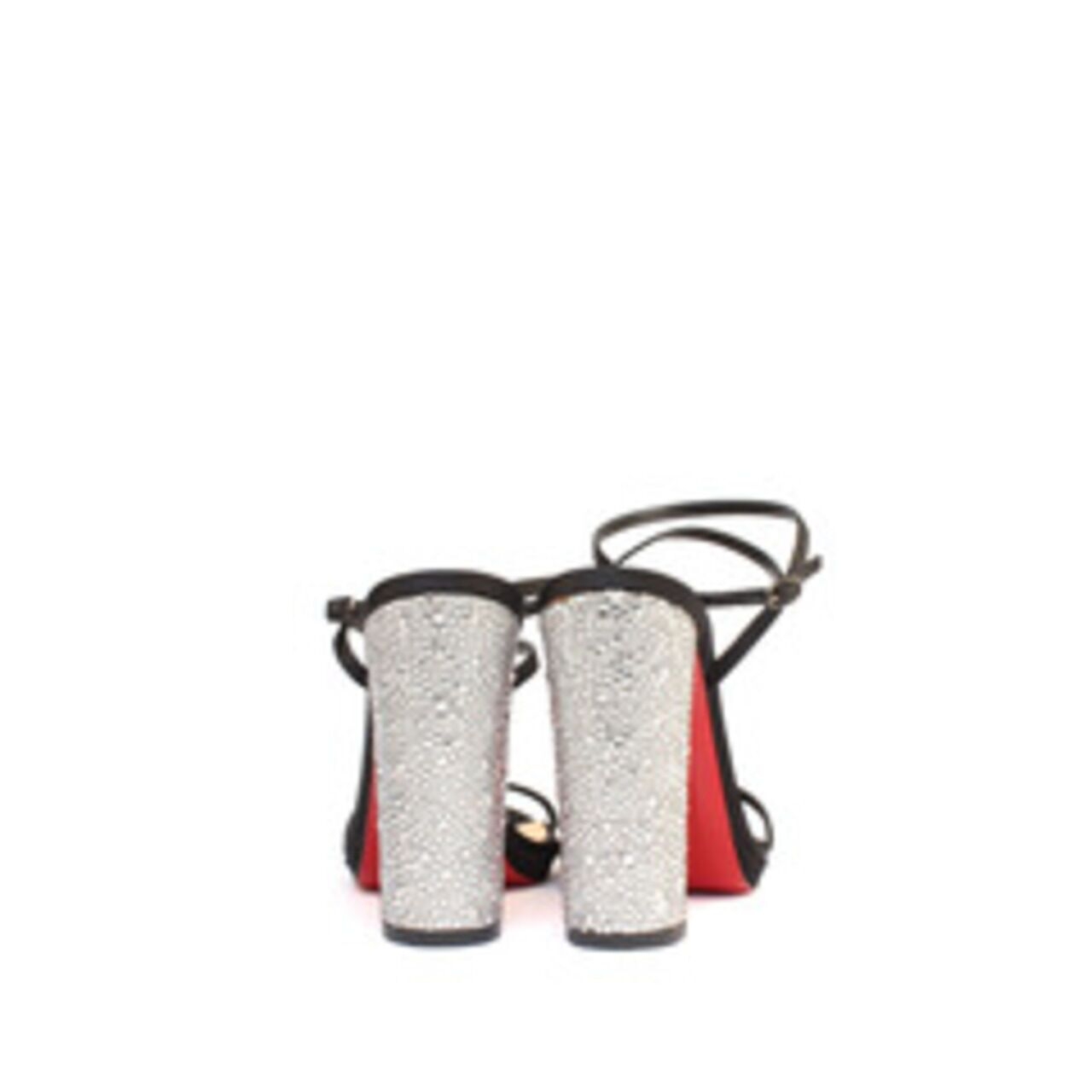 Christian Louboutin Black Au Palace 120 Crystal Heels