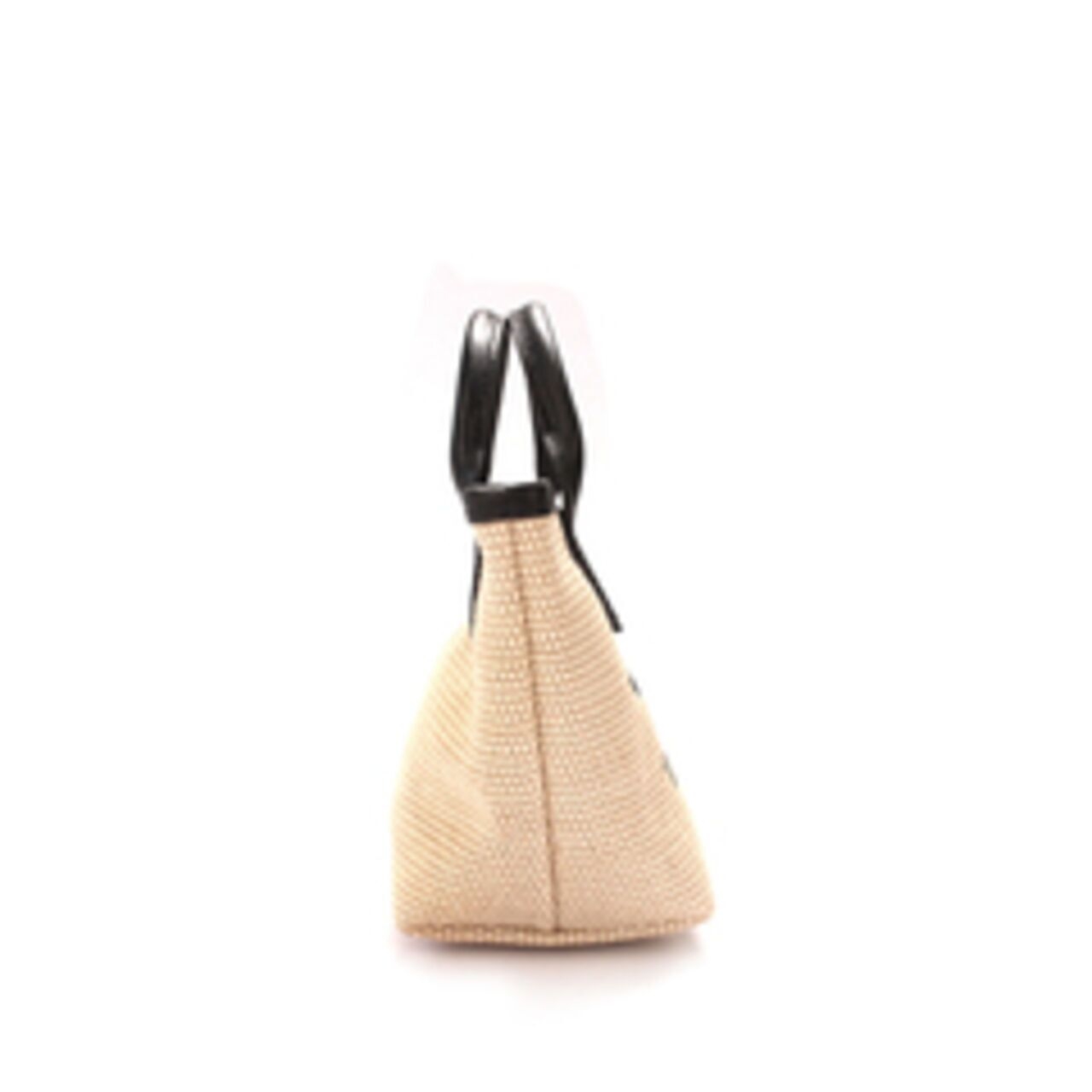 Longchamp Le Pliage Heritage Leather Logo Straw Bags In Black Satchel