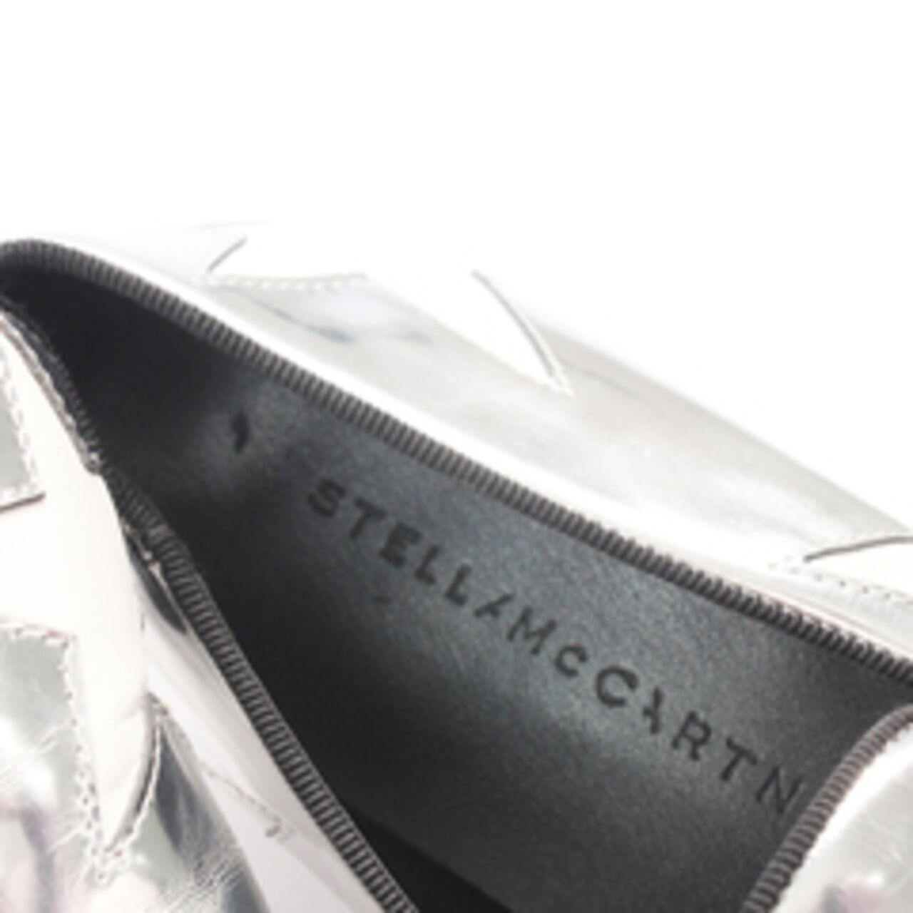 Stella McCarney Silver Star Platform Binx Sneakers In Metallic Sneakers