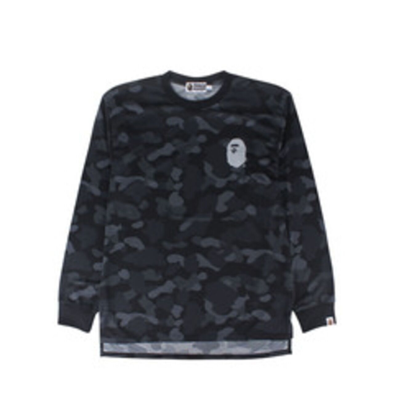 A Bathing Ape Space Camo Big College Crewneck T-shirt