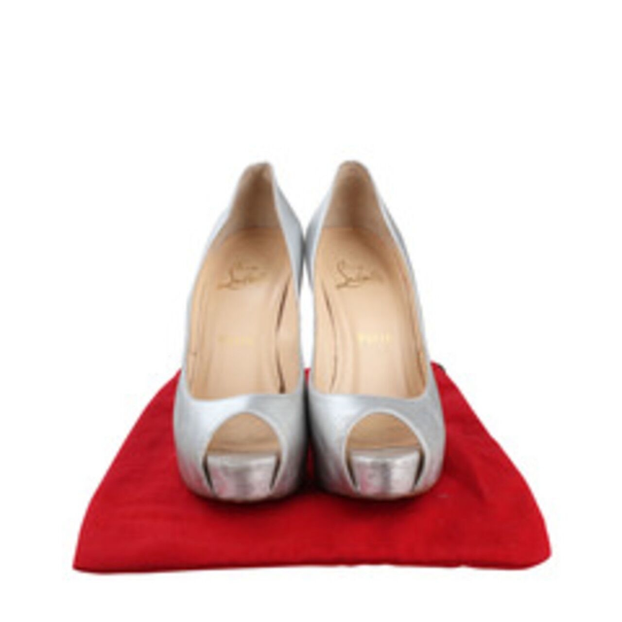 Christian Louboutin Open Toe Slingback Heels