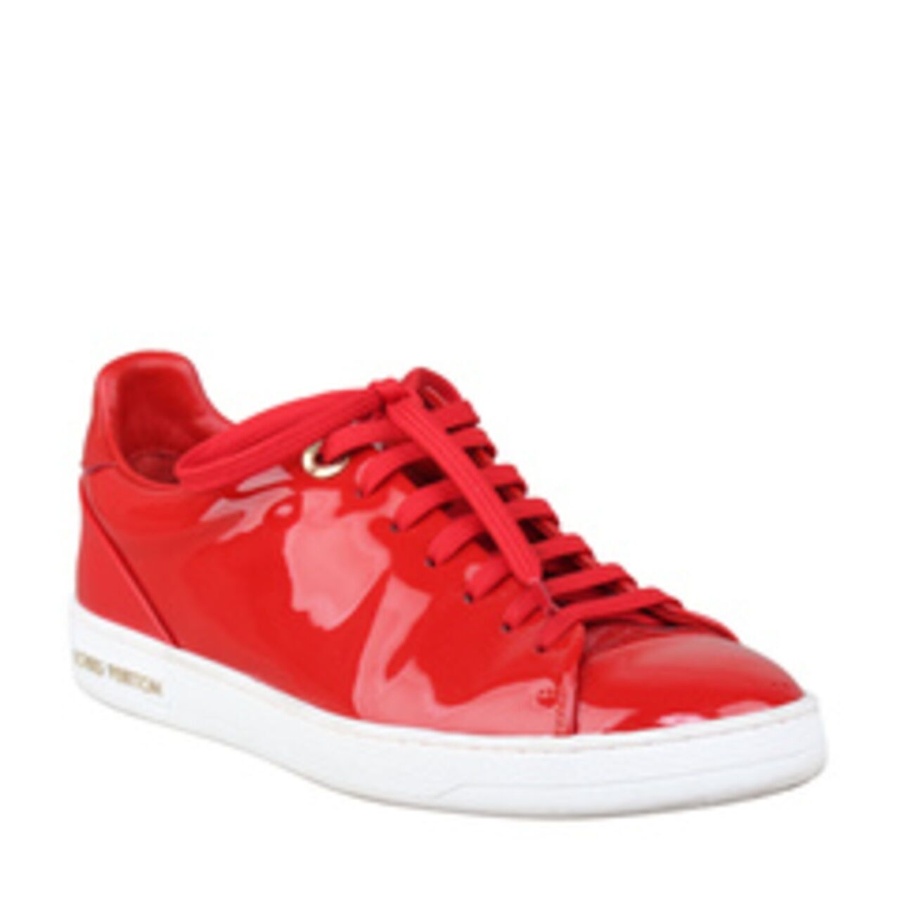 Louis Vuitton Red Patent Calfskin Frontrow Sneakers