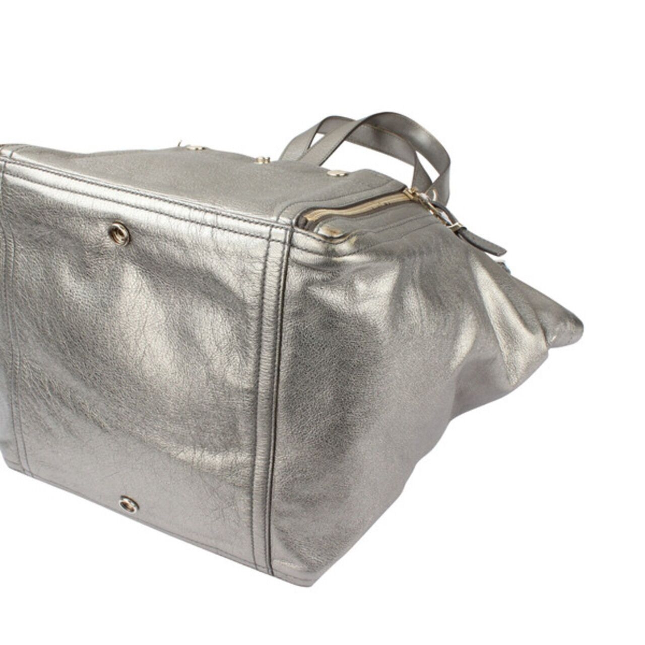 Saint Laurent Yves Metallic Downtown Bag