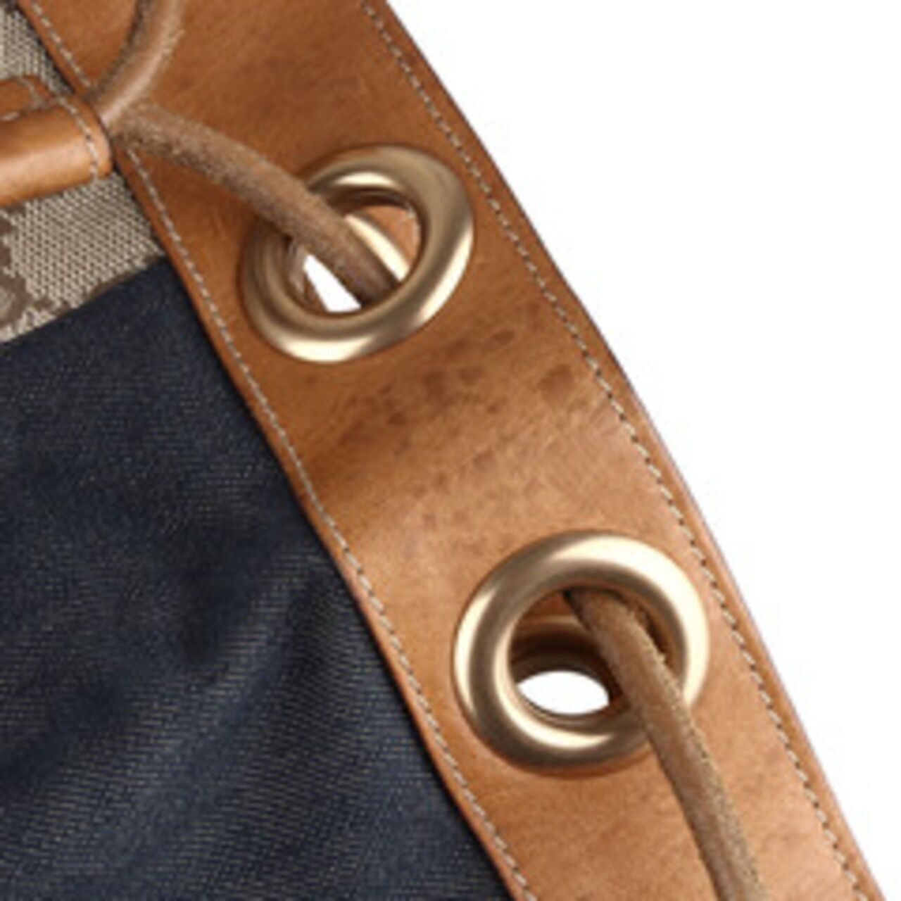 Gucci Denim Studded Vintage Evening Ghw Shoulder Bag