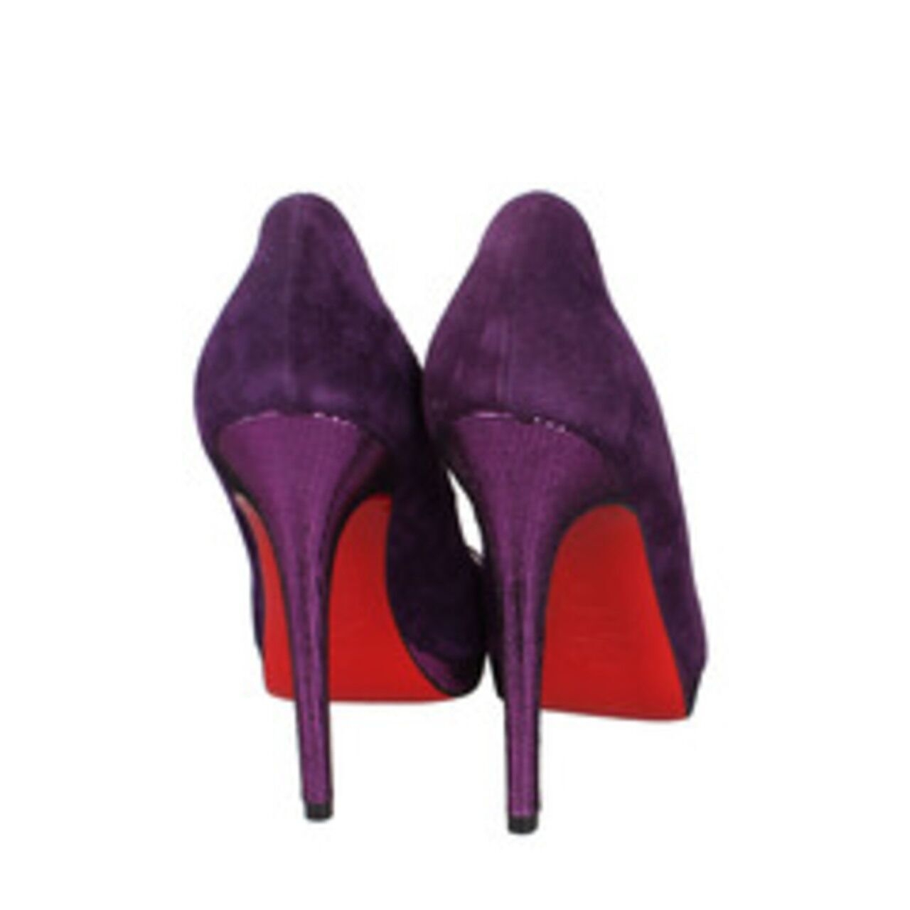 Christian Louboutin Yolanda 120mm Purple Suede Pumps Heels