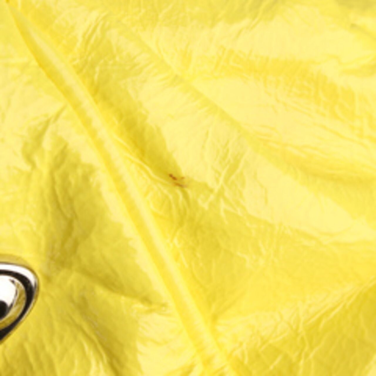 Marc by Marc Jacob Posh Turnlock Hobo Crinkled Patent Yellow Leather Shoulder Bag