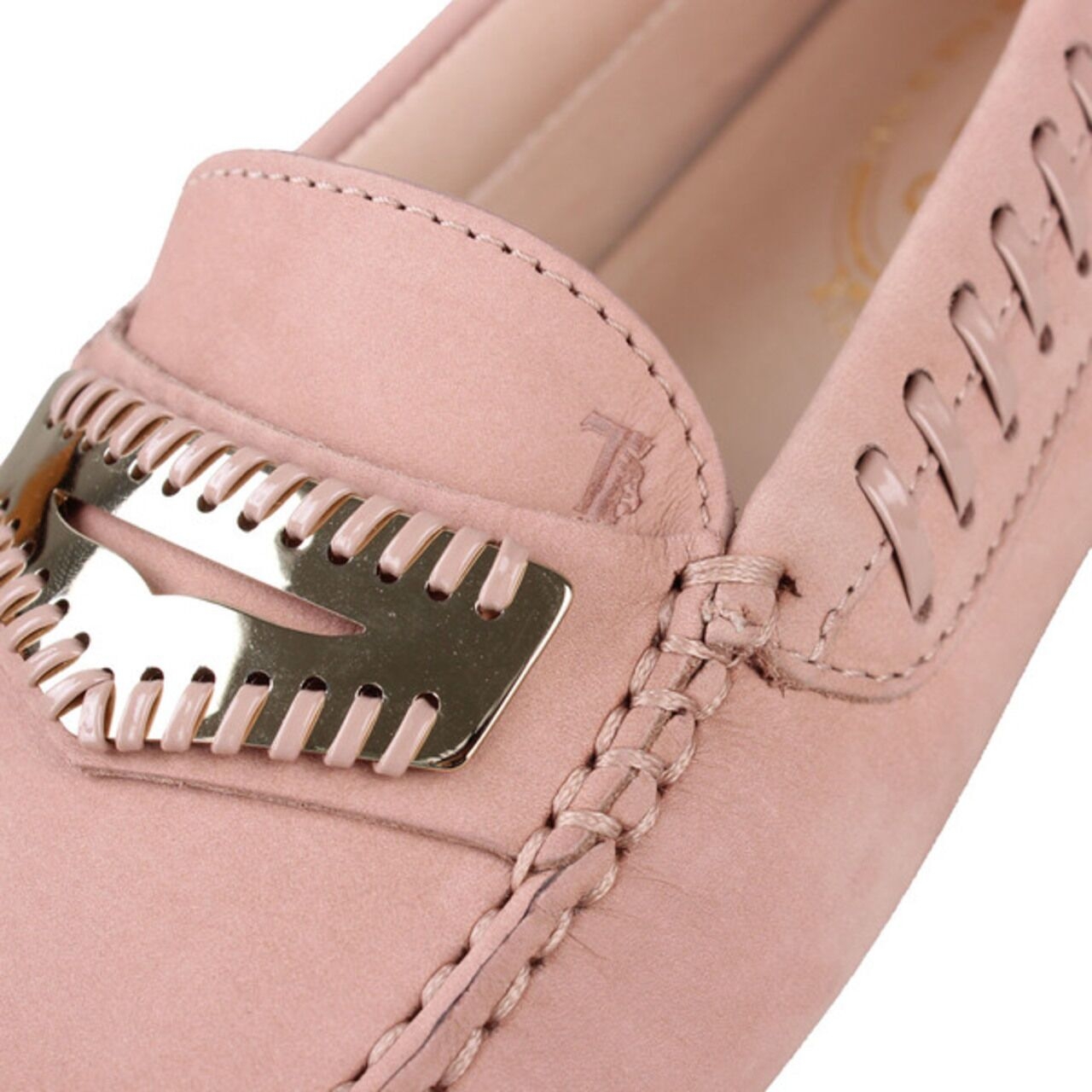 Tod's Gommini Mascherina Infilature Cipria Flats