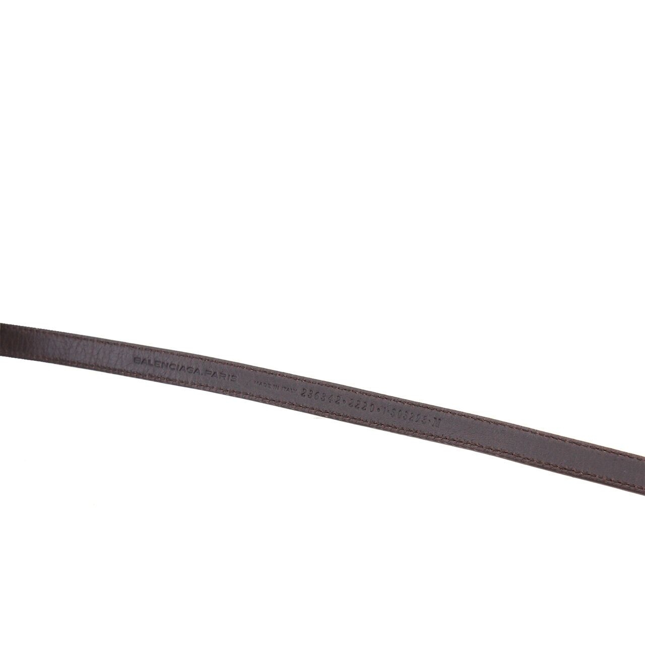 Balenciaga Arena Double Tour Bracelet in Brown RHW