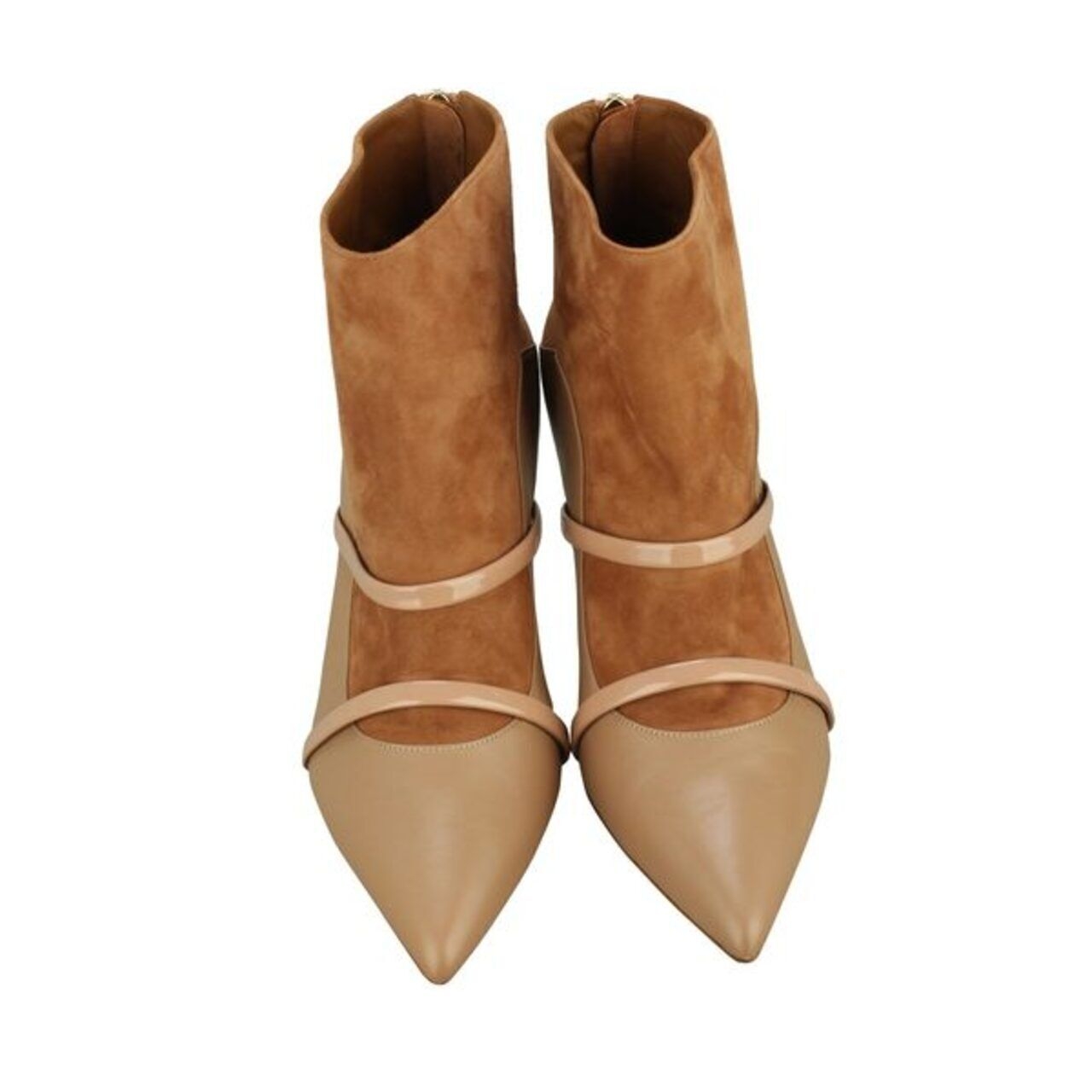 Malone Souliers Suede Nude Mirror Nappa Blush