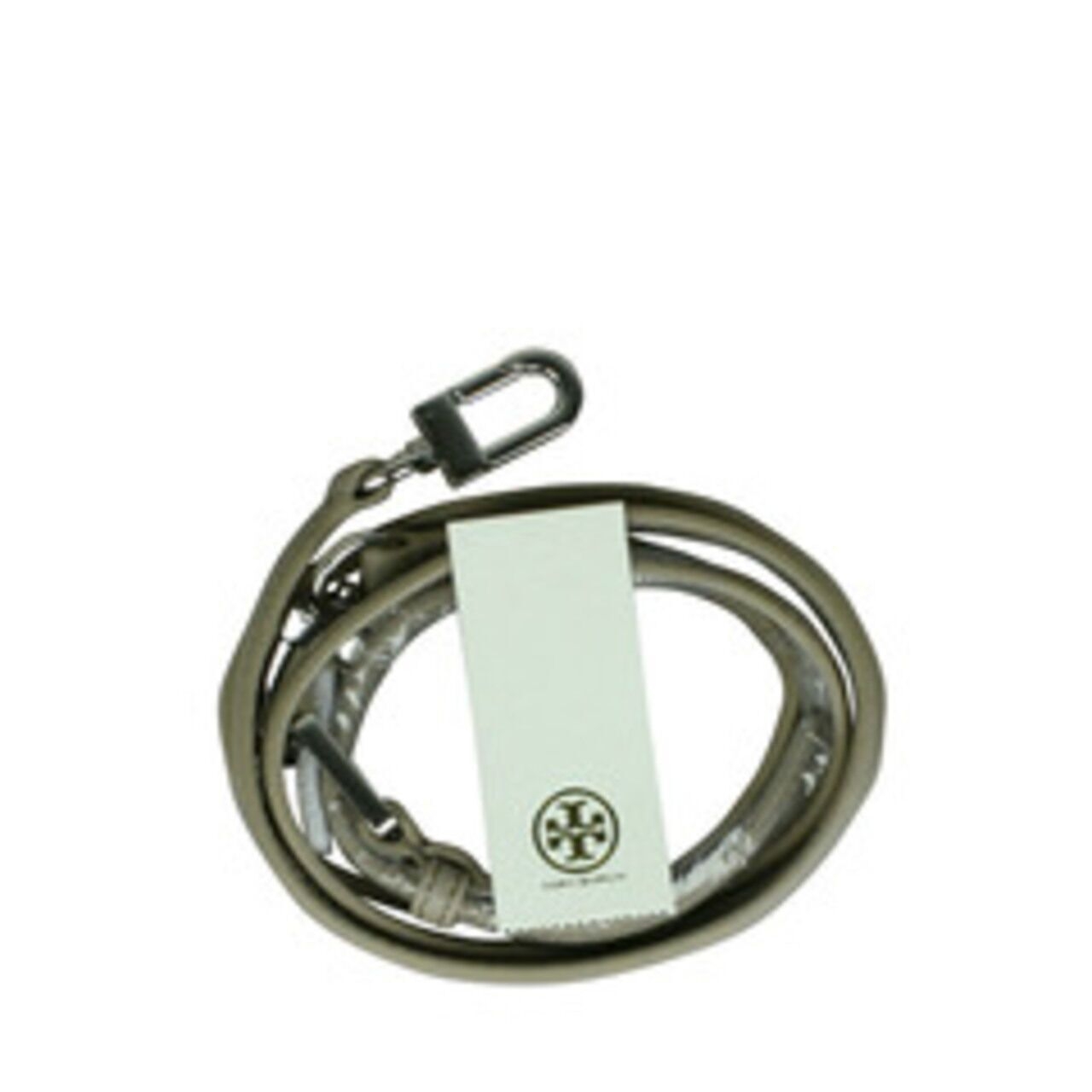 Tory Burch Gray Brody Pebbled Leather Wallet Sling Bag