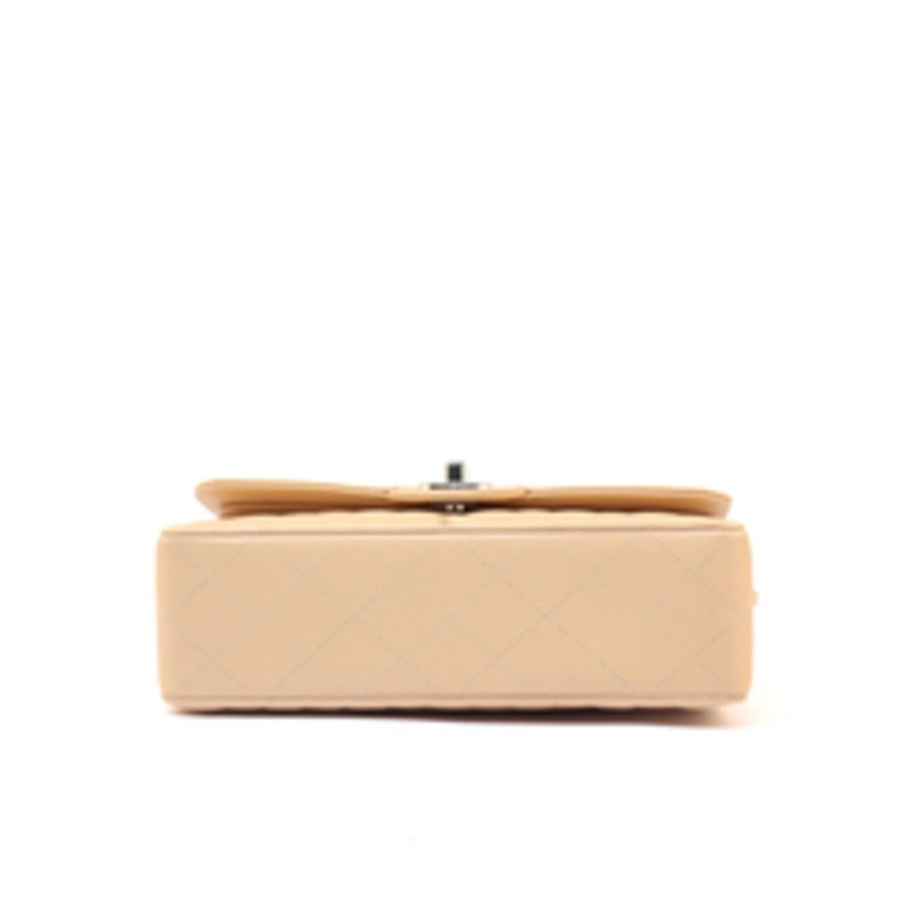 Chanel Small Classic Double Flap Bag Caviar Beige SHW Shoulder Bag