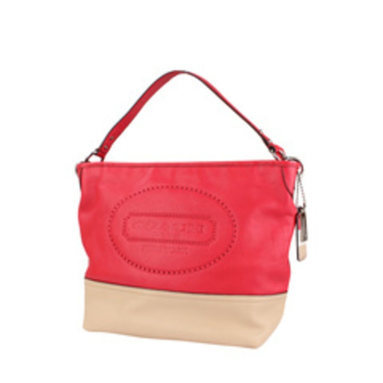Coach Bicolor Calf Leather Satchel