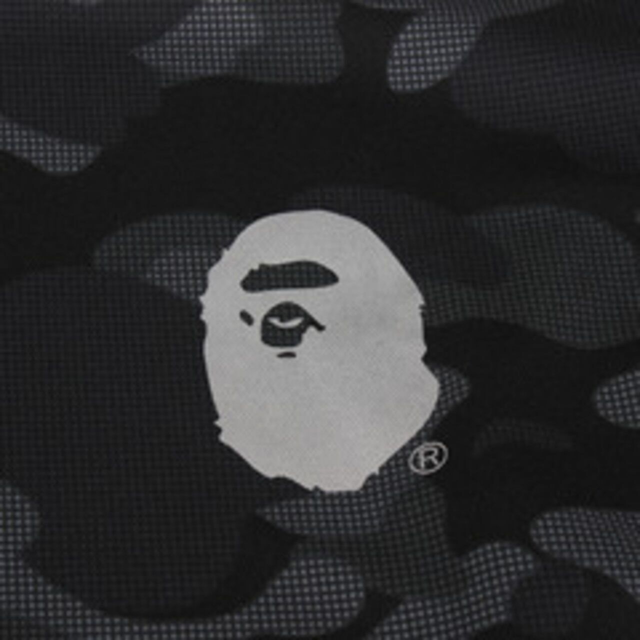 A Bathing Ape Space Camo Big College Crewneck T-shirt