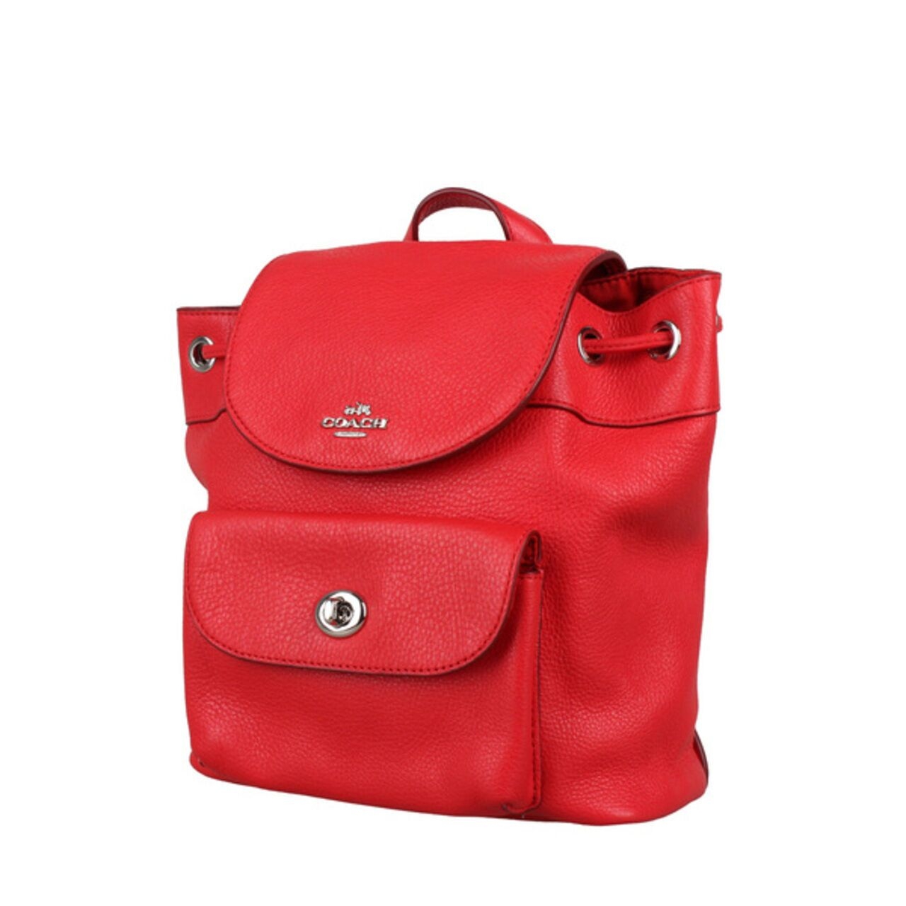 Coach Red Backpack