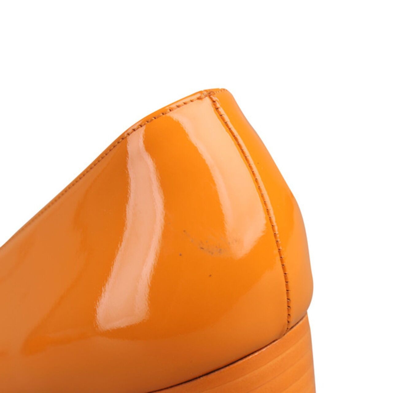 Salvatore Ferragamo Miss Vara Mid Heels in Orange