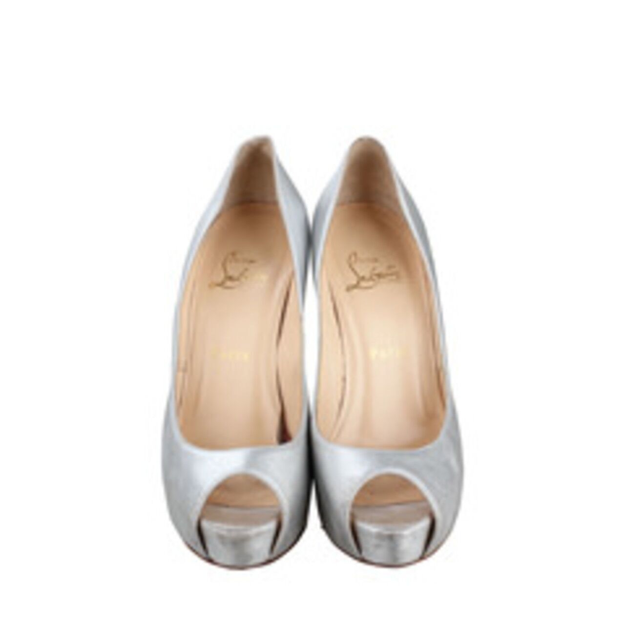 Christian Louboutin Open Toe Slingback Heels