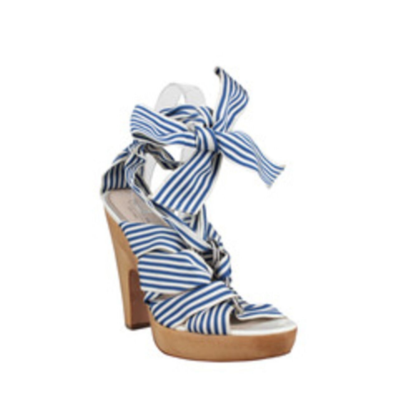 Coach Canvas Wood Sol Heels
