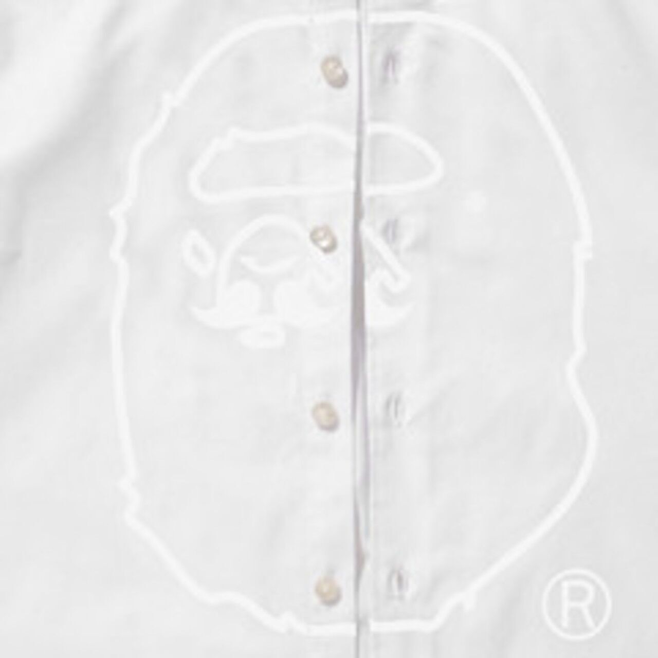 A Bathing Ape Color Camo Crewneck in White Shirt