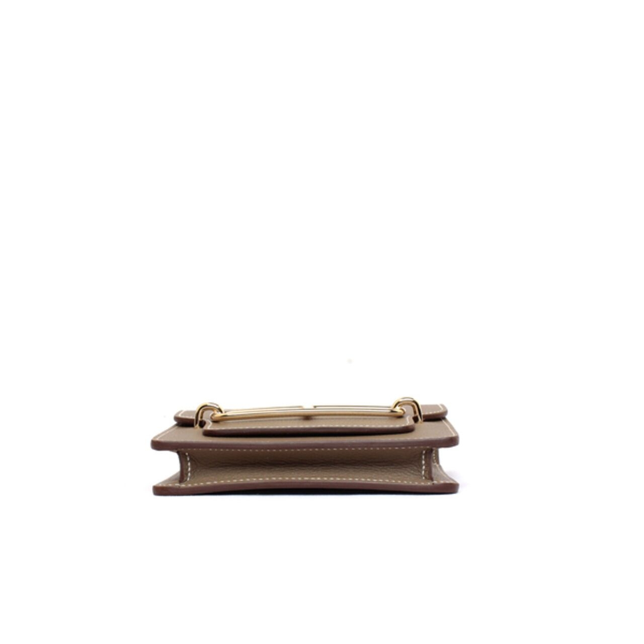 Hermes Roulis Slim Wallet Etoupe Chevre Mysore