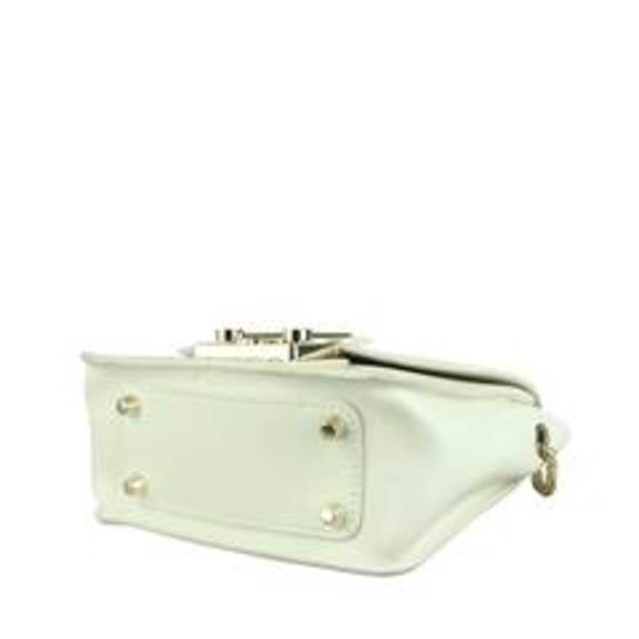Furla Small White Bag With Love Design Sling Bag