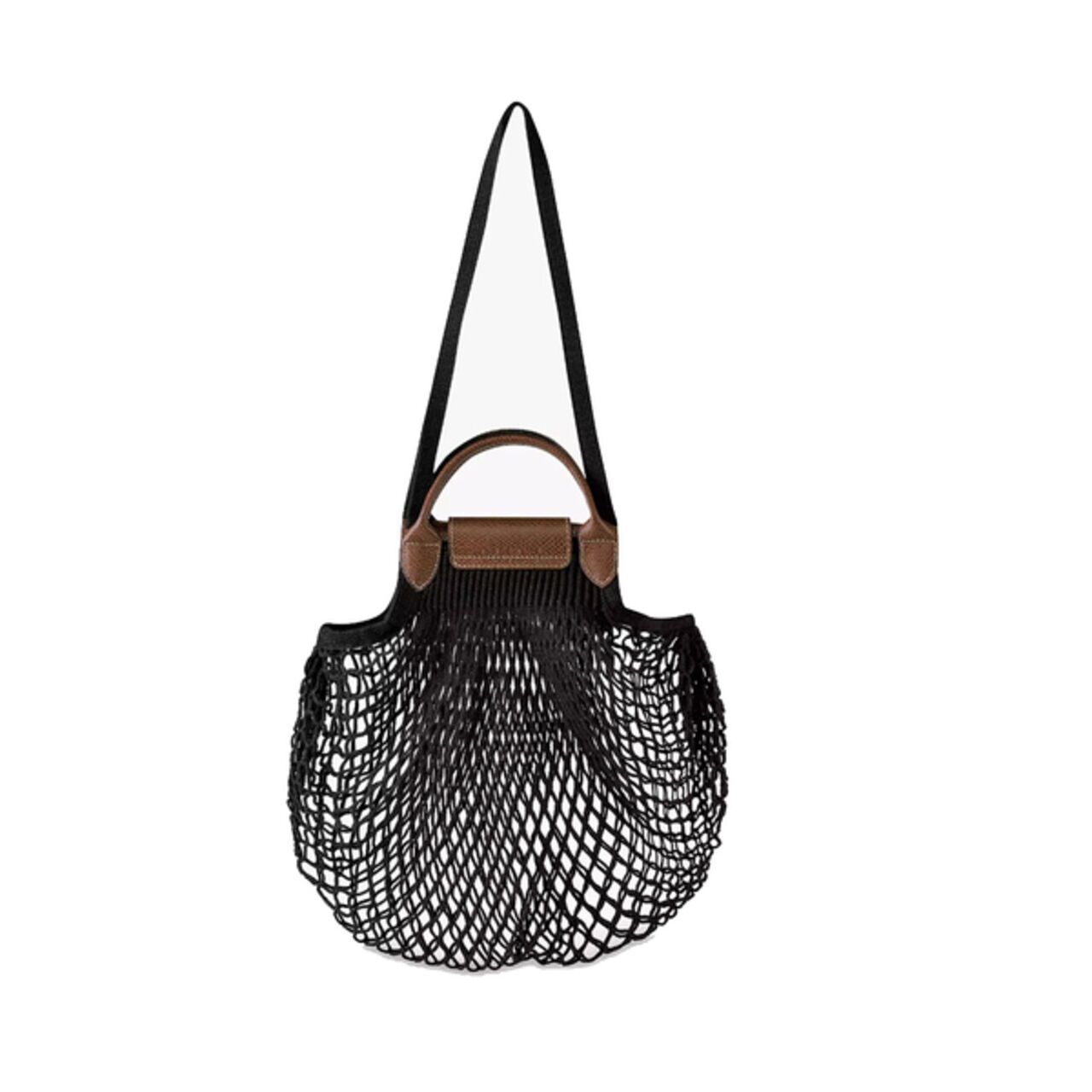 Longchamp Le Pliage Filet Top Handle Bag Black