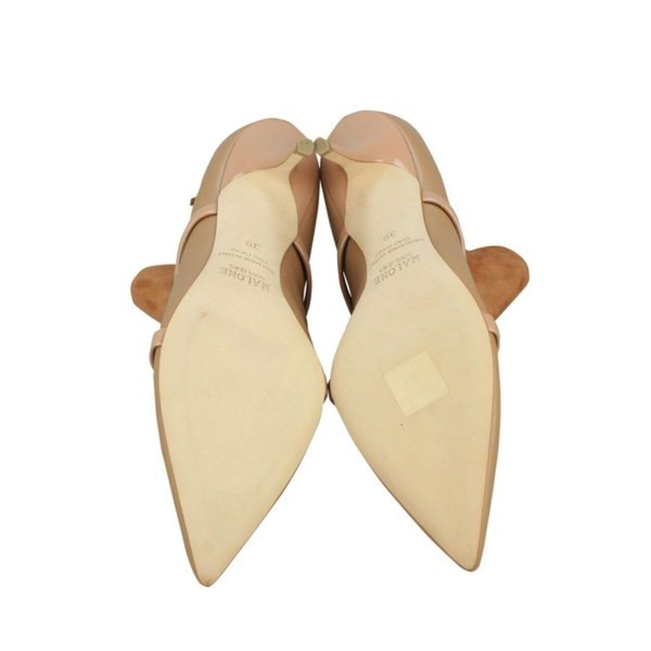 Malone Souliers Suede Nude Mirror Nappa Blush