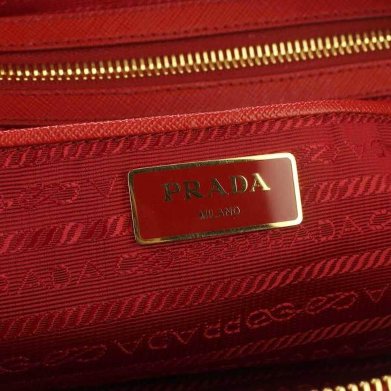 Prada Tessuto Nylon Tote in Red