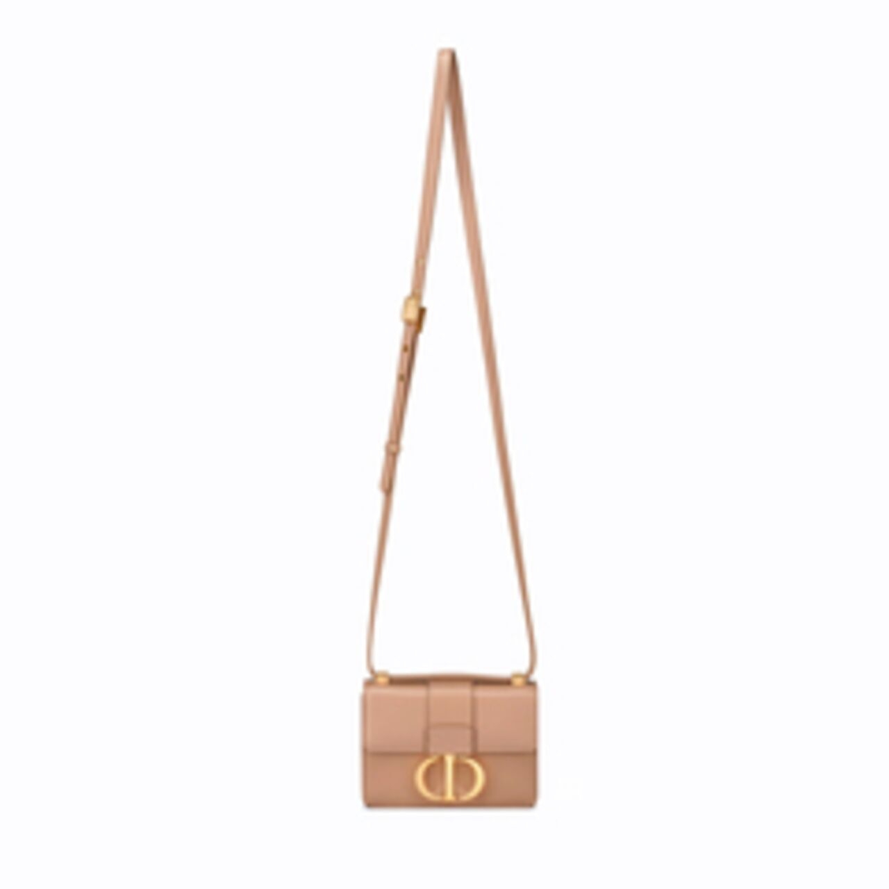 Christian Dior Micro Montaigne Bag in Nude Blush GHW Sling Bag