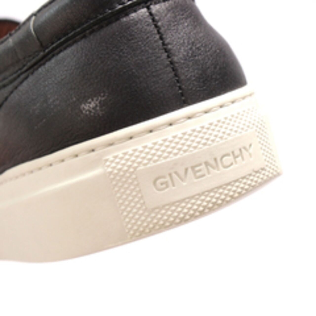 Givenchy Bambi Leather Print Slip On Sneakers