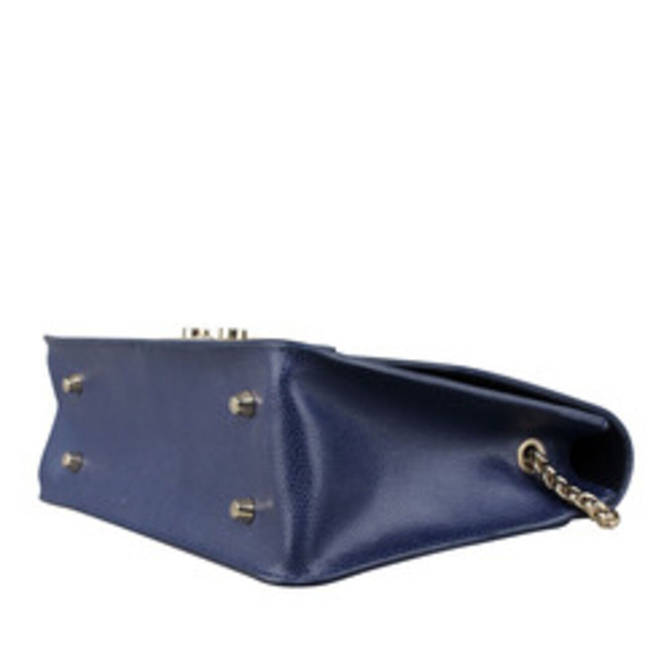 Furla Metropolis Medium Leather Navy Shoulder Bag