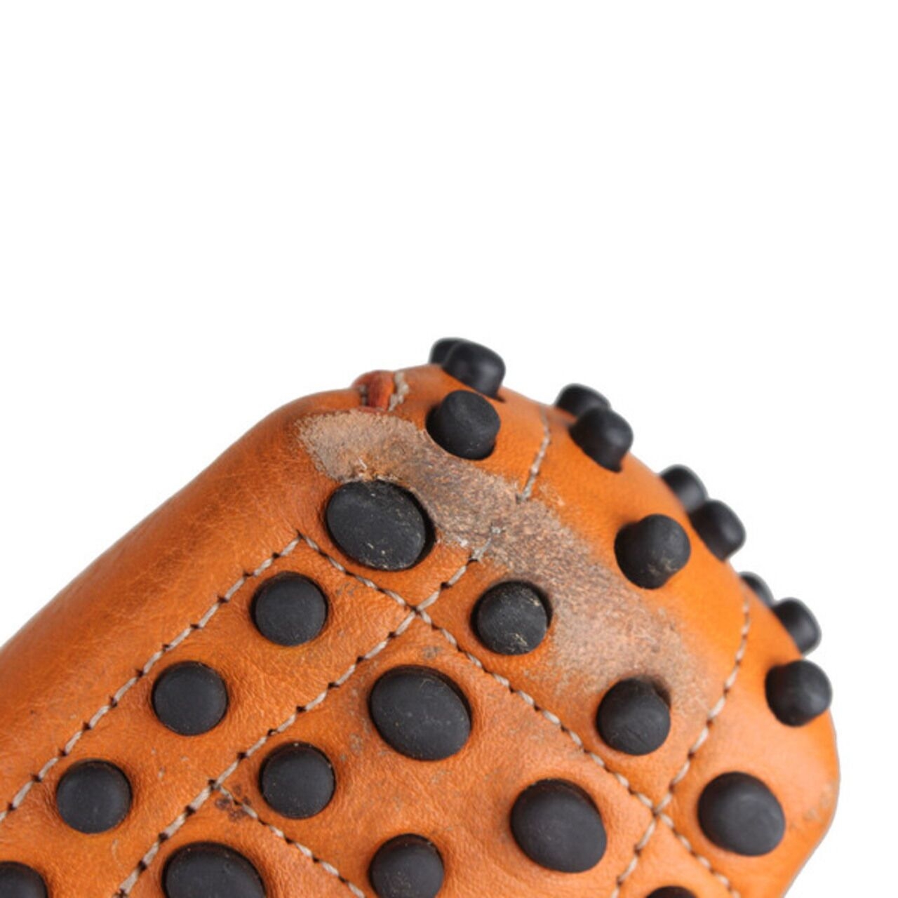 Tod's Gommino Driving Shoes in Orange Flats
