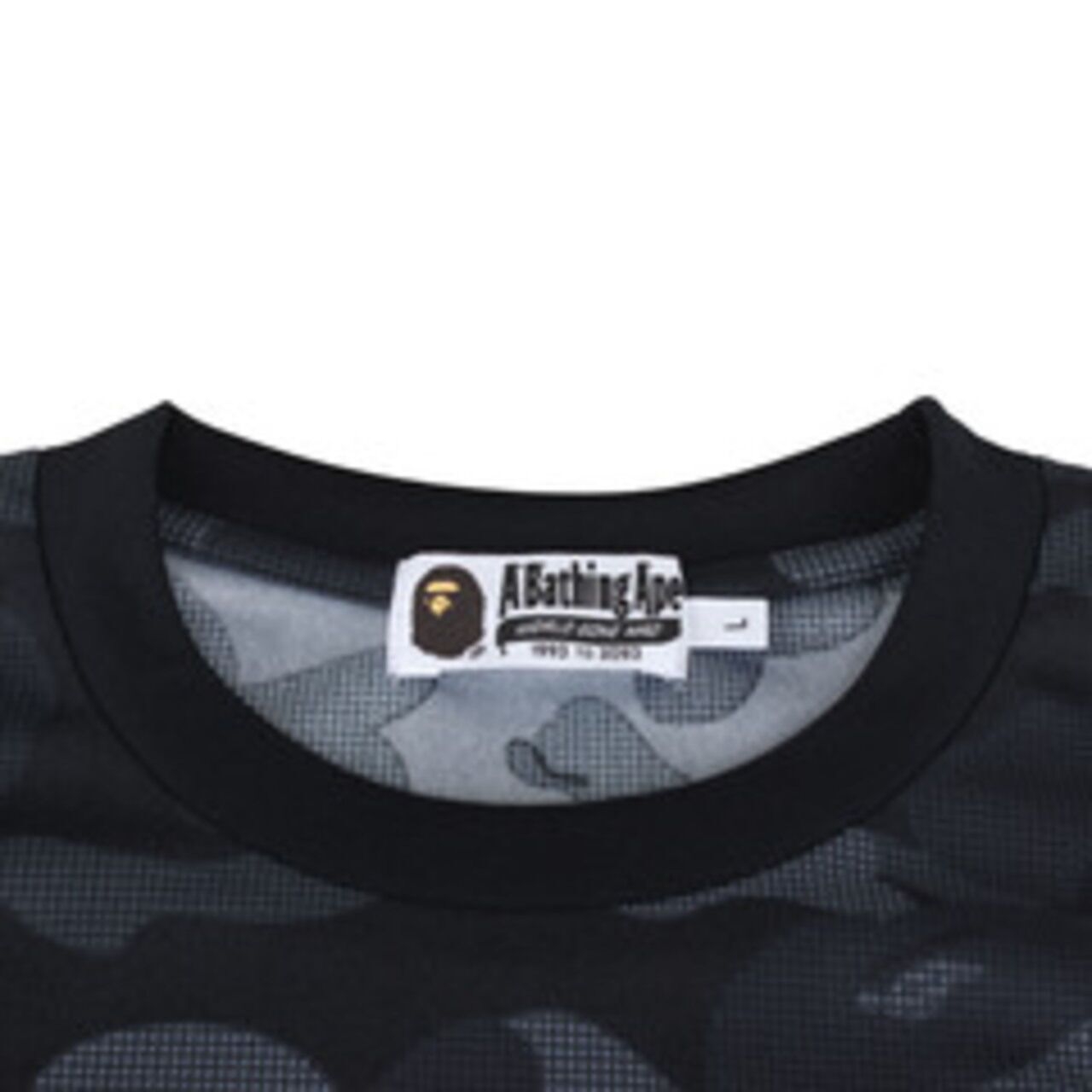 A Bathing Ape Space Camo Big College Crewneck T-shirt